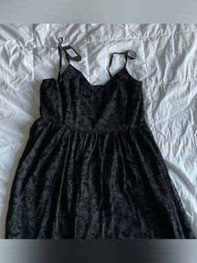 Disturbia Flocked Chiffon Maxi Cami Dress